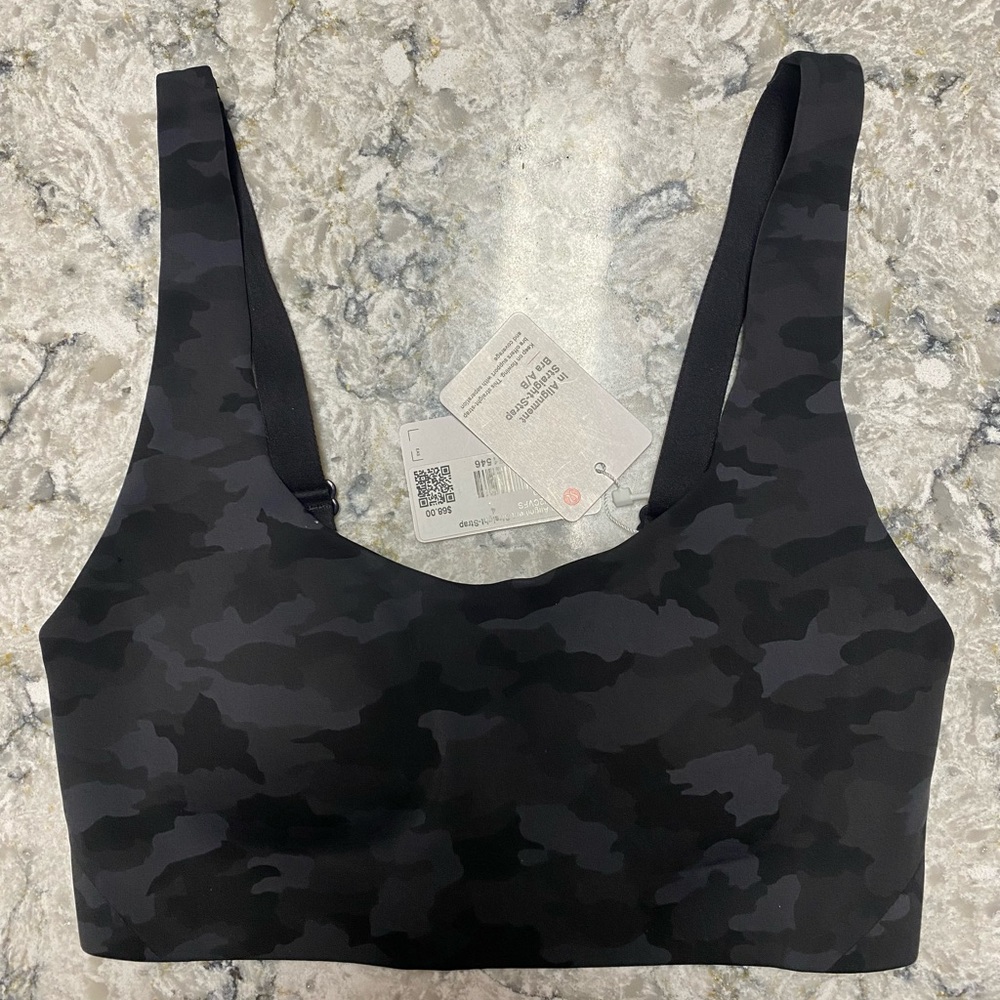 Lululemon In Alignment Straight Strap Padded Sports Bra